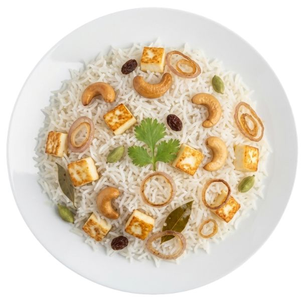 Ghee Rice with Paneer