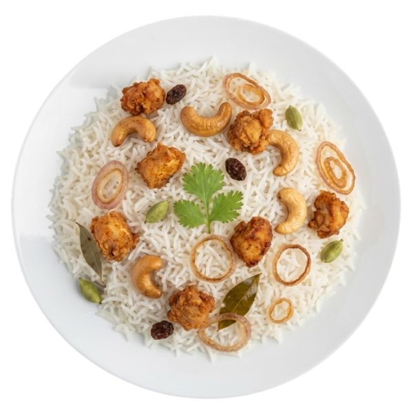 Ghee Rice with Chicken